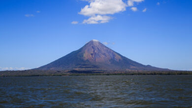 Ometepe volcano view