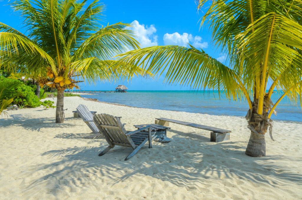 Paradise Beach in Placencia Belize